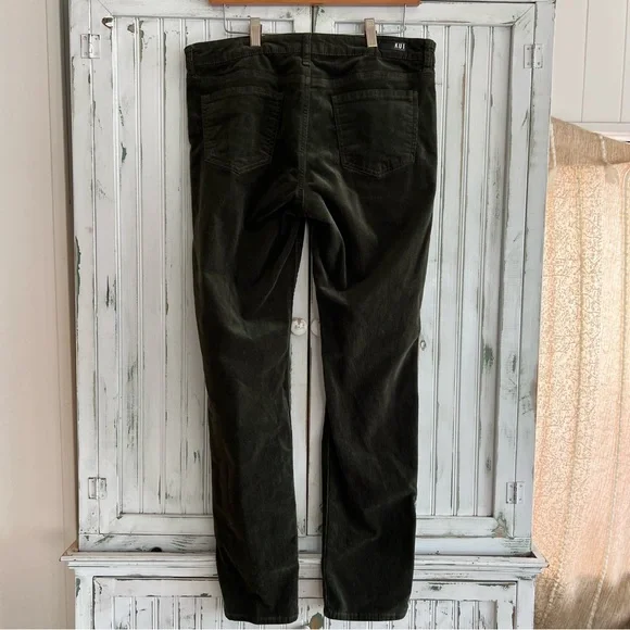 EC Kut Olive Green Diana Corduroy Skinny Pants sz 12 Kut from the Kloth - Picture 8 of 10